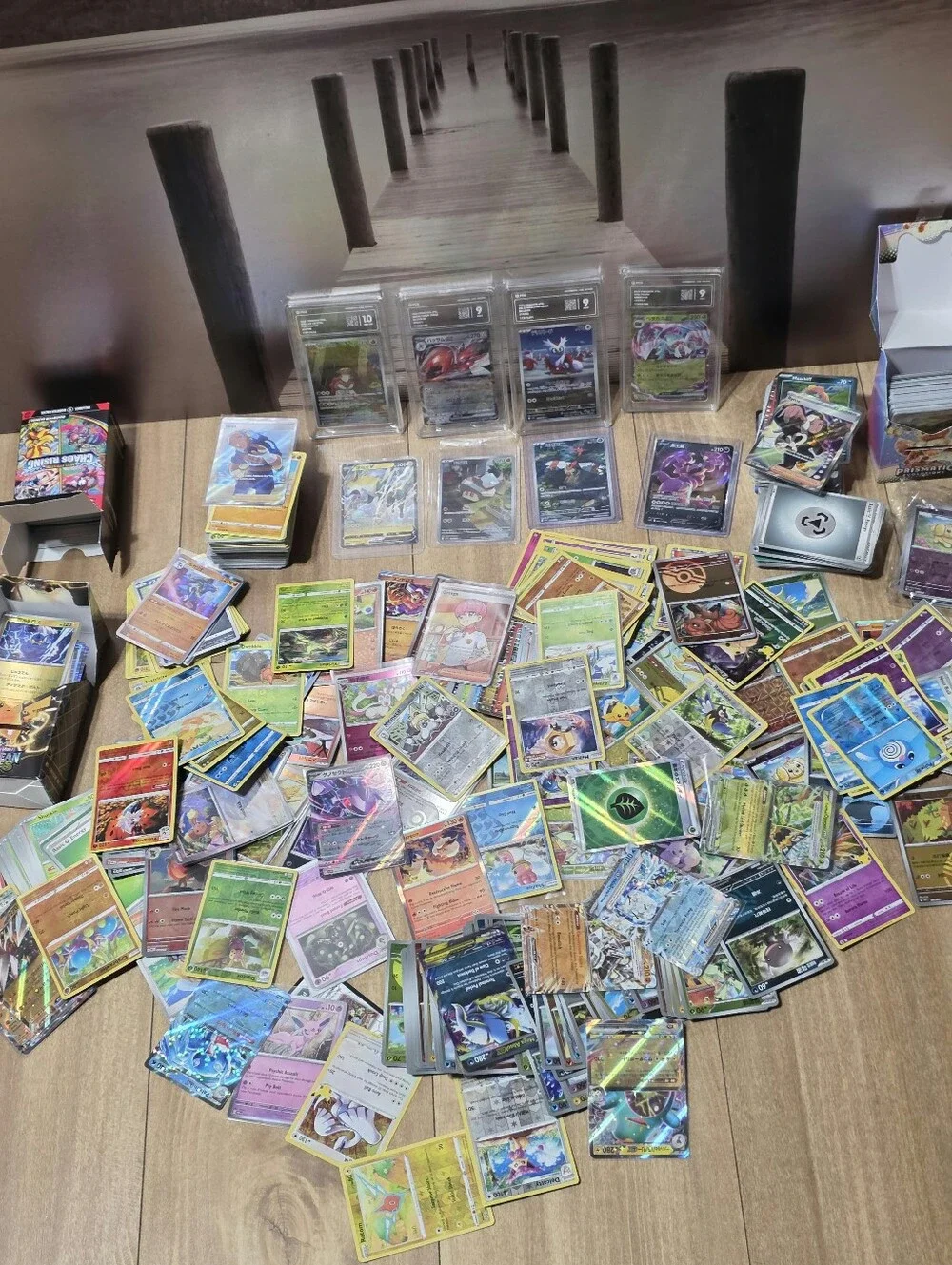 Mixed Trading Card Lot - Multicolor Collectible Cards Graded Pokemon
